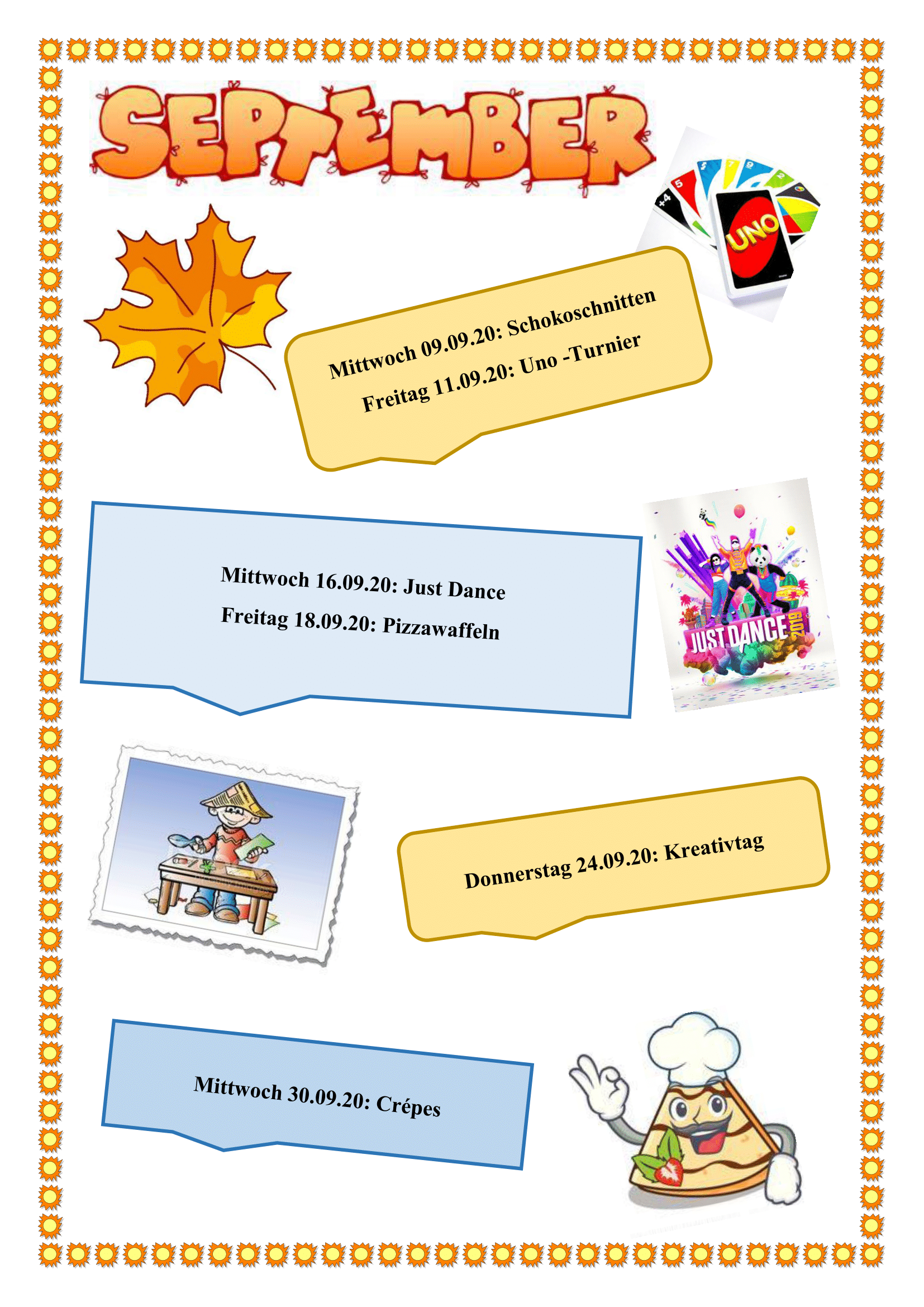 Programm vom 08.09-30.09.2020Kick-1